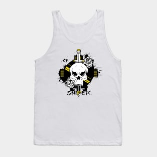 Sniper Skull Tank Top